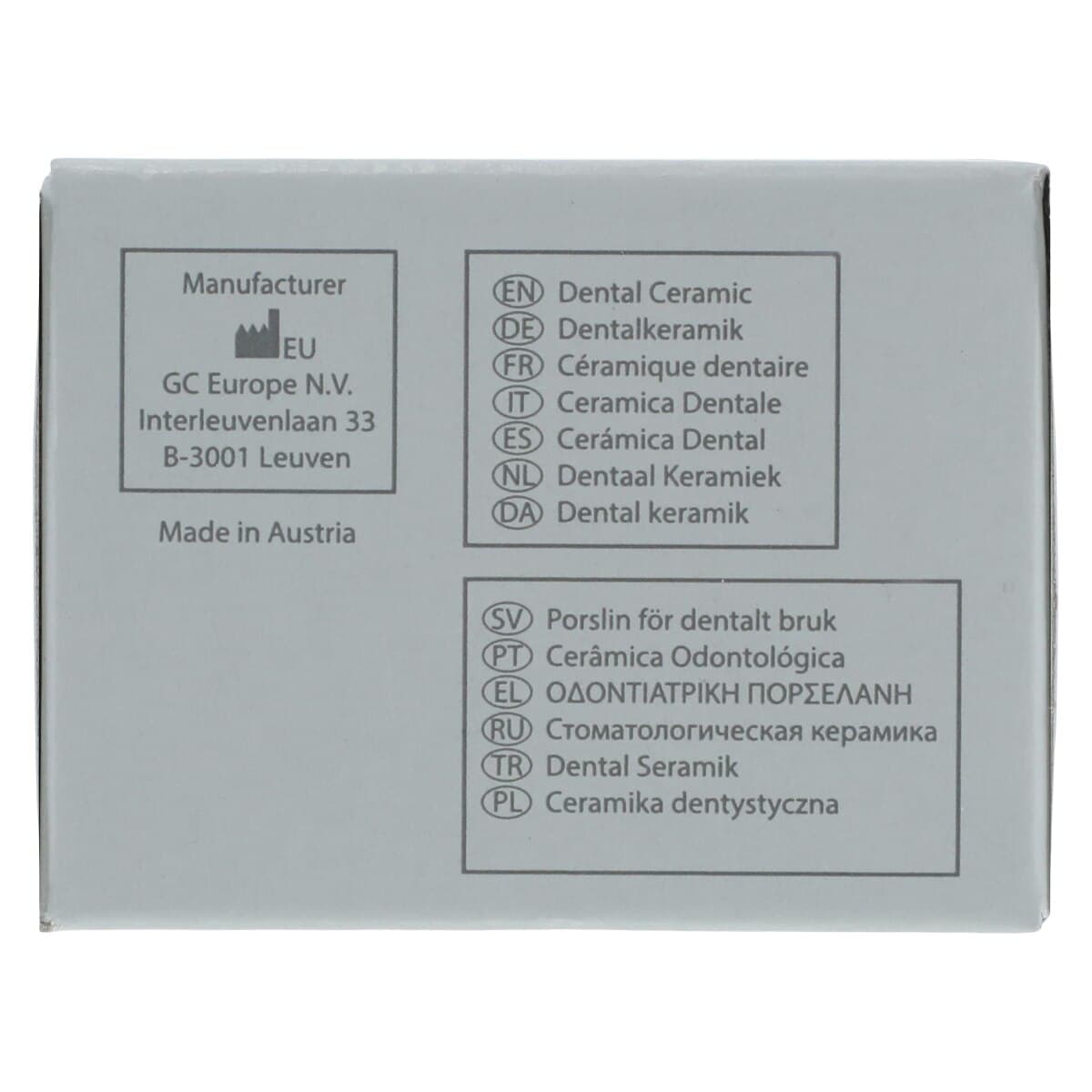 GC Initial Zr Clear Fluorescence CL-F Porcelain, 20 g, 875071 thumbnail 8