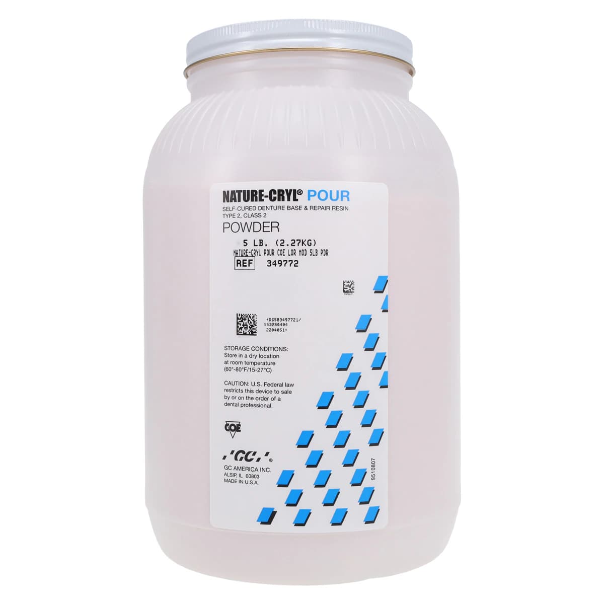 GC America Nature-Cryl Pour Powder, COE-LOR Moderate, 5 lb, 349772 thumbnail 3