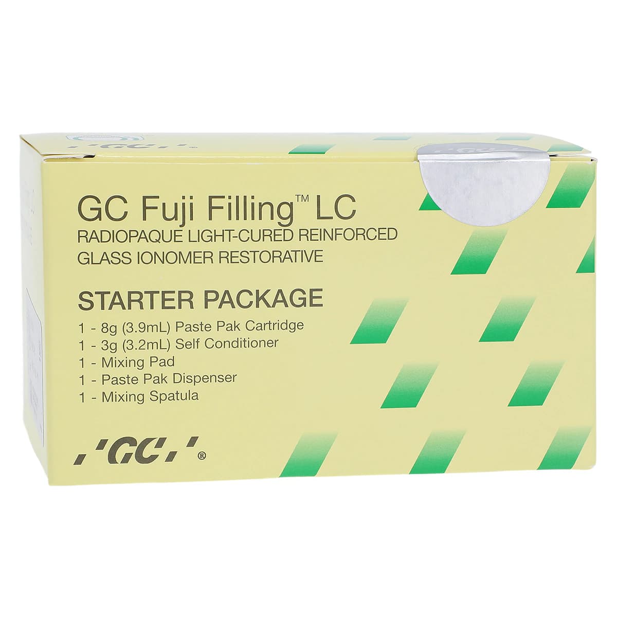 GC Fuji Filling LC Glass Ionomer Restorative, Triple-Cure, Starter Pack, Shade A2, 8 g Cartridge, 439881 - Fuji Filling LC Glass Ionomer Restorative, Triple-Cure, Starter Pack, 8 g, A2, 1/Pk - Image 1