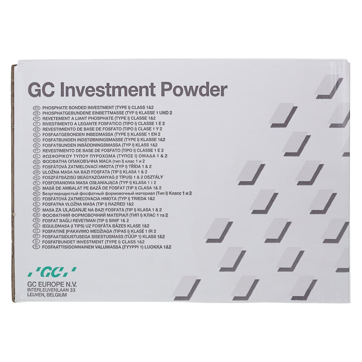 GC Fujivest II Phosphate-Bonded Investment Powder, 90 g Packets, 67/Box thumbnail 2