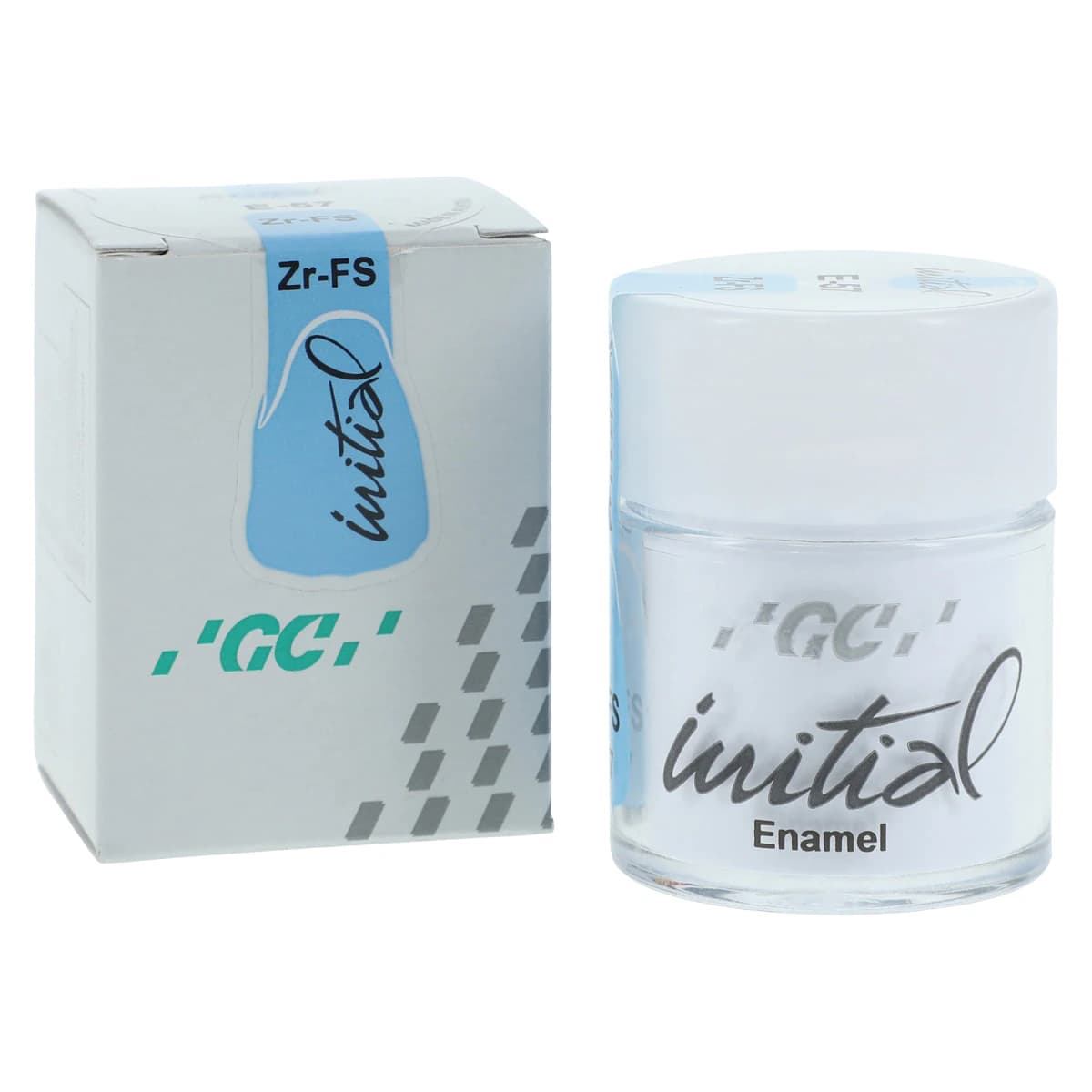 GC Initial Zr Enamel E-57 Porcelain Powder for Zirconia, 20 g Jar, 875067 - GC Initial Zr Enamel E-57 20gm. Jar - Image 1