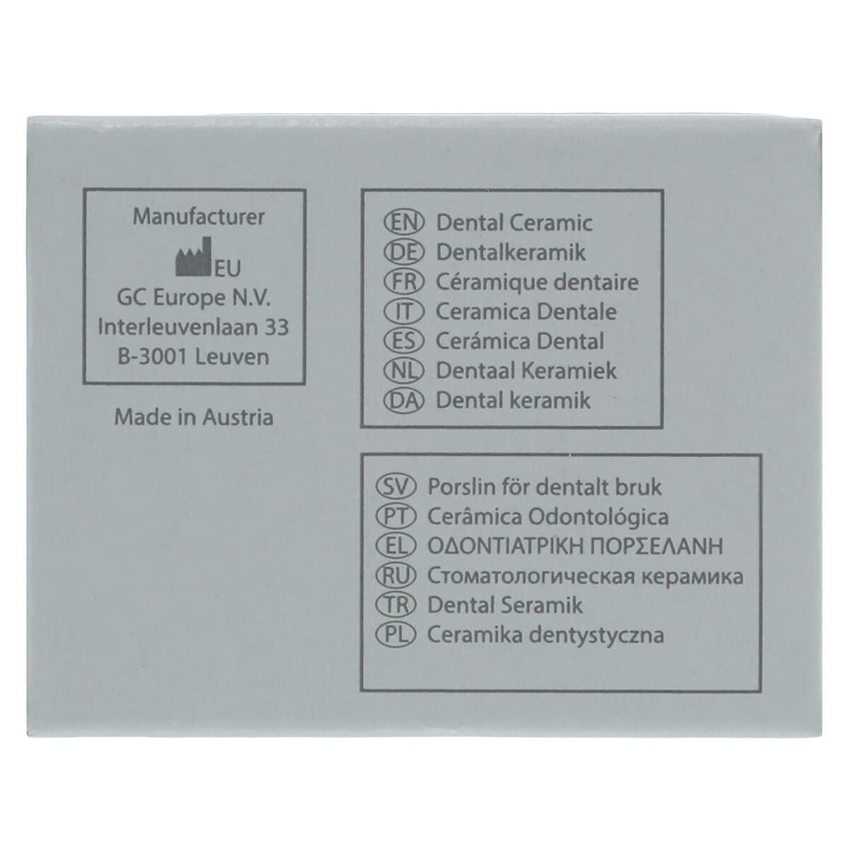 GC Initial Zr Enamel E-57 Porcelain Powder for Zirconia, 20 g Jar, 875067 thumbnail 8