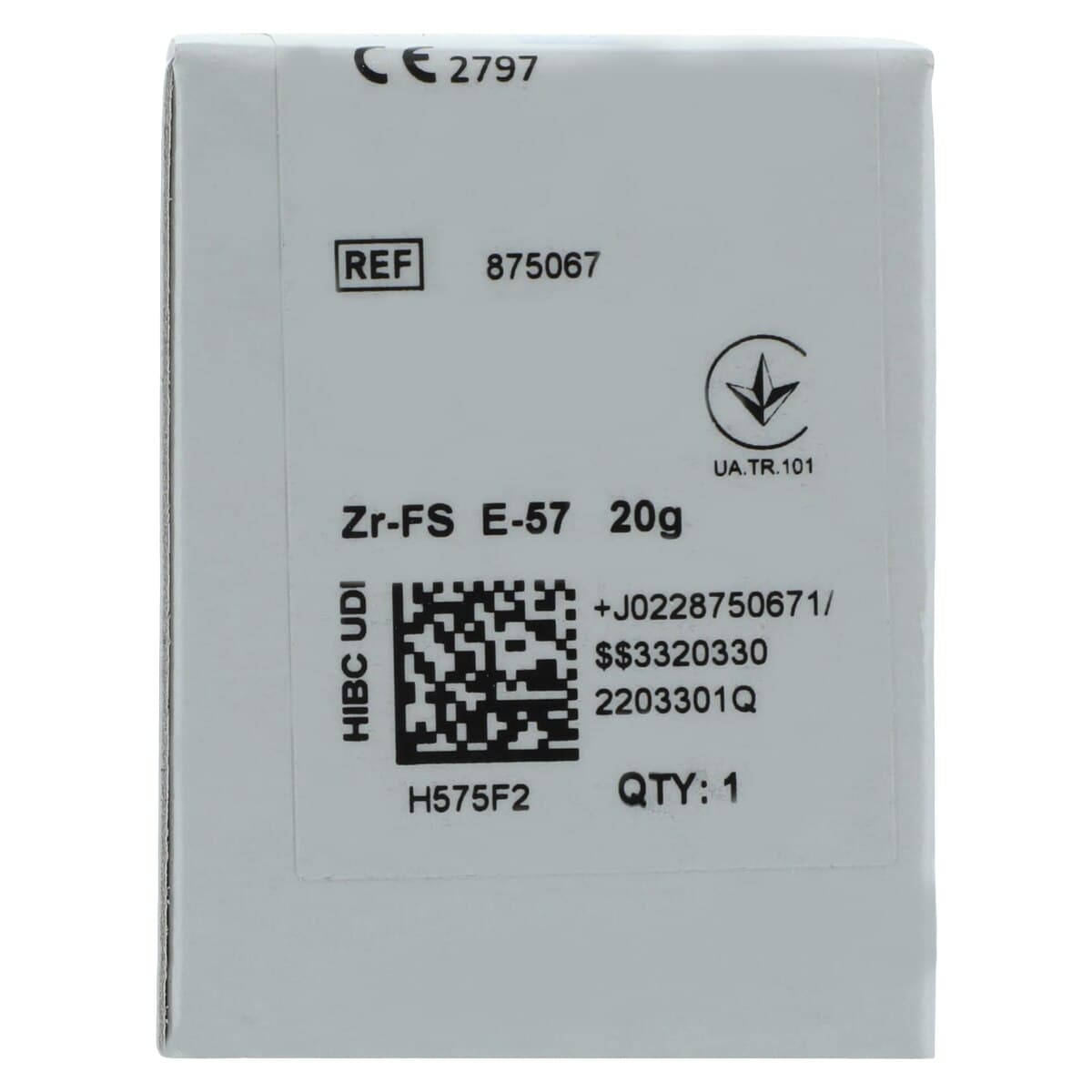 GC Initial Zr Enamel E-57 Porcelain Powder for Zirconia, 20 g Jar, 875067 thumbnail 10