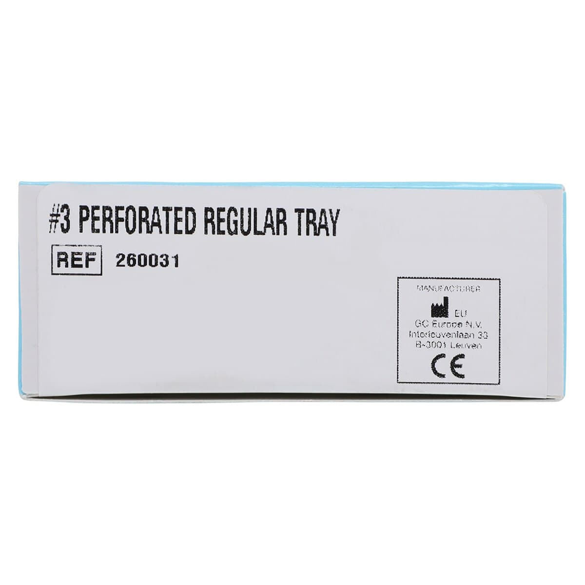 COE Nickel-Plated Perforated Metal Impression Tray, #3 Medium/Large Upper, 1/Pk, 260031 thumbnail 5