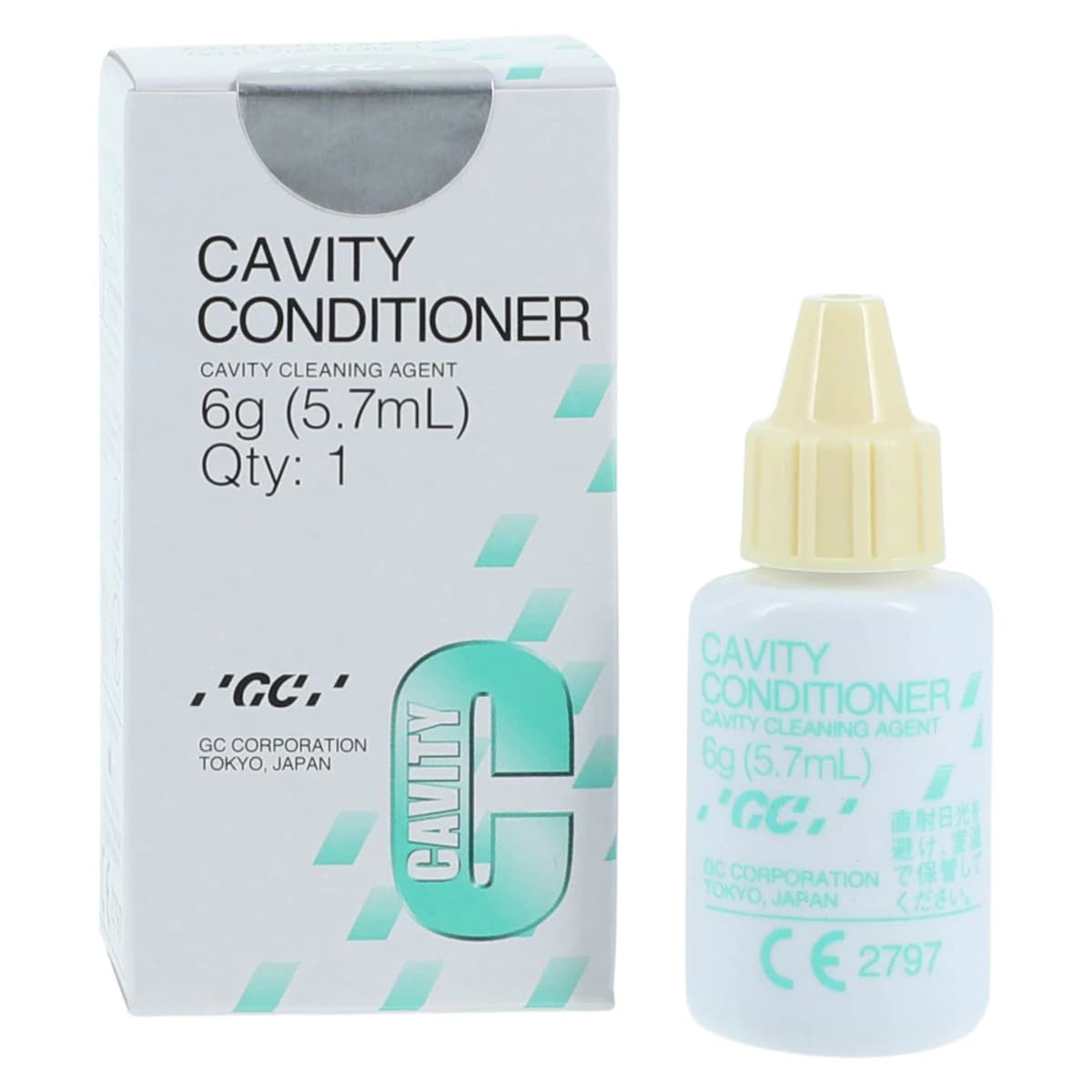 GC Cavity Conditioner, 20% Polyacrylic Acid with 3% Aluminum Chloride Hexahydrate, 5.7 mL (6 g) Bottle, 000110 thumbnail 2