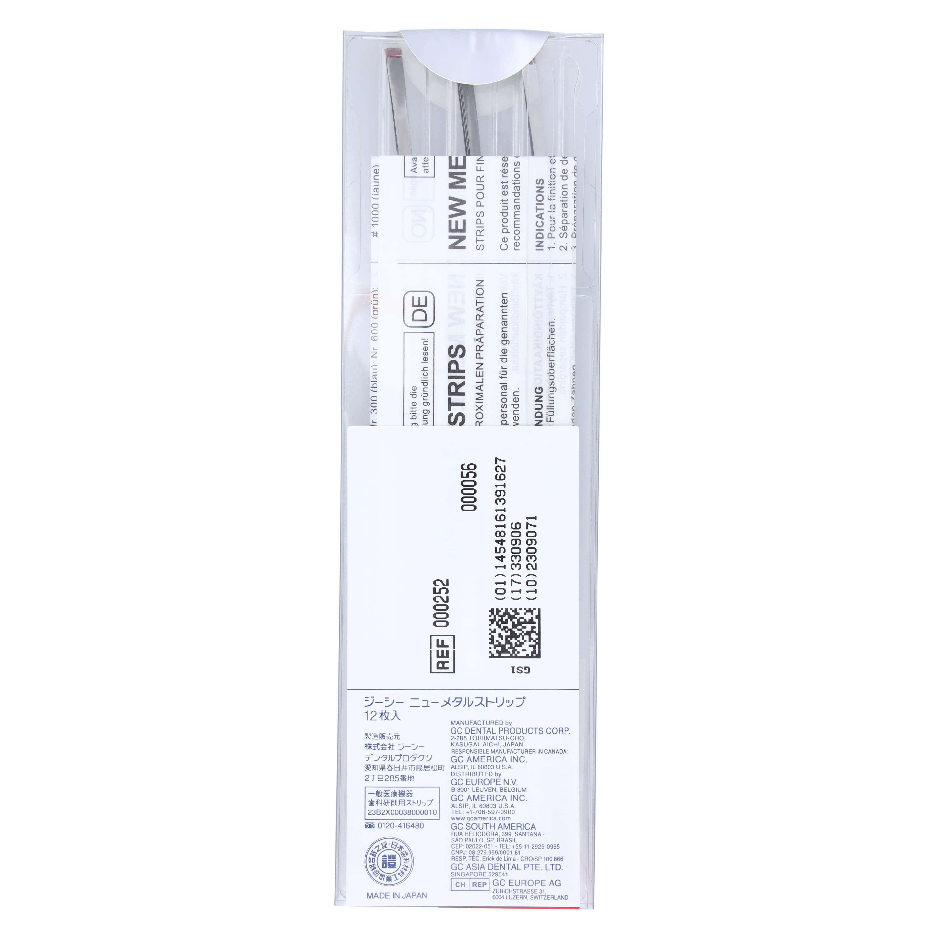 GC America Metal Finishing Strips, Refill, #200-A Width, Extra Coarse (Red), 140 Micron, 2.6 mm, 12/Pk, 000252 thumbnail 2