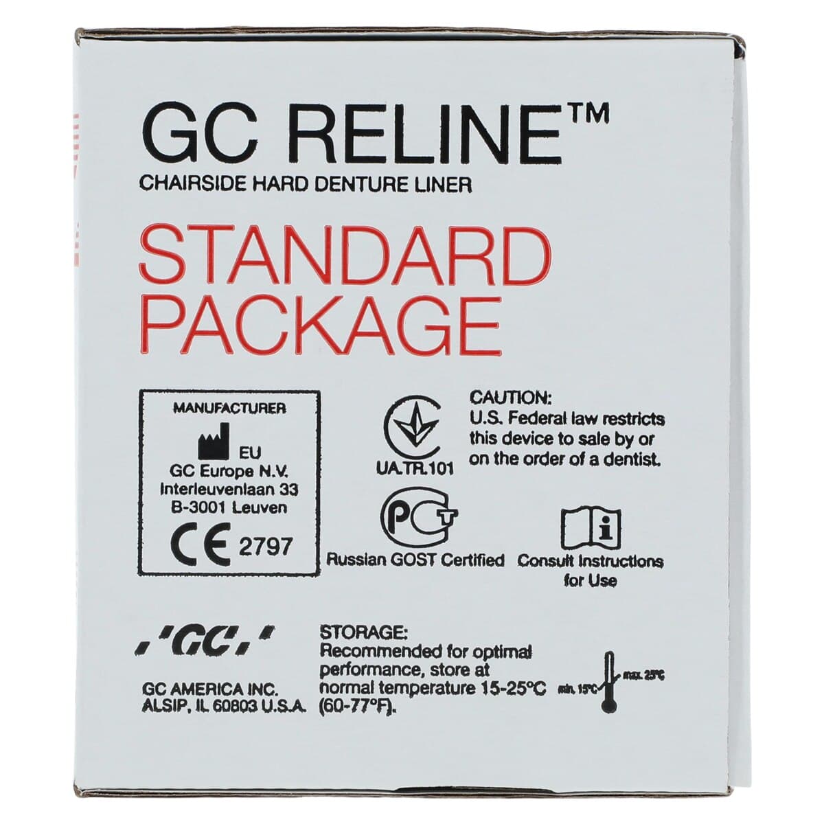GC Reline Hard Denture Chairside Reline Material, Standard Pack, 346001 thumbnail 8
