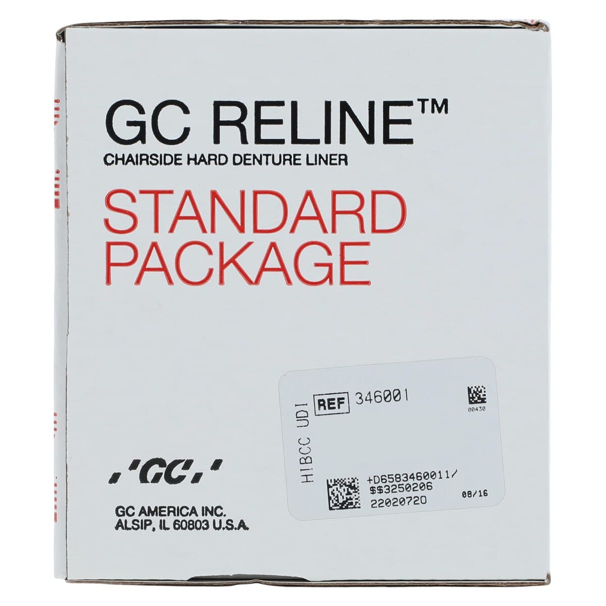 GC Reline Hard Denture Chairside Reline Material, Standard Pack, 346001 thumbnail 9