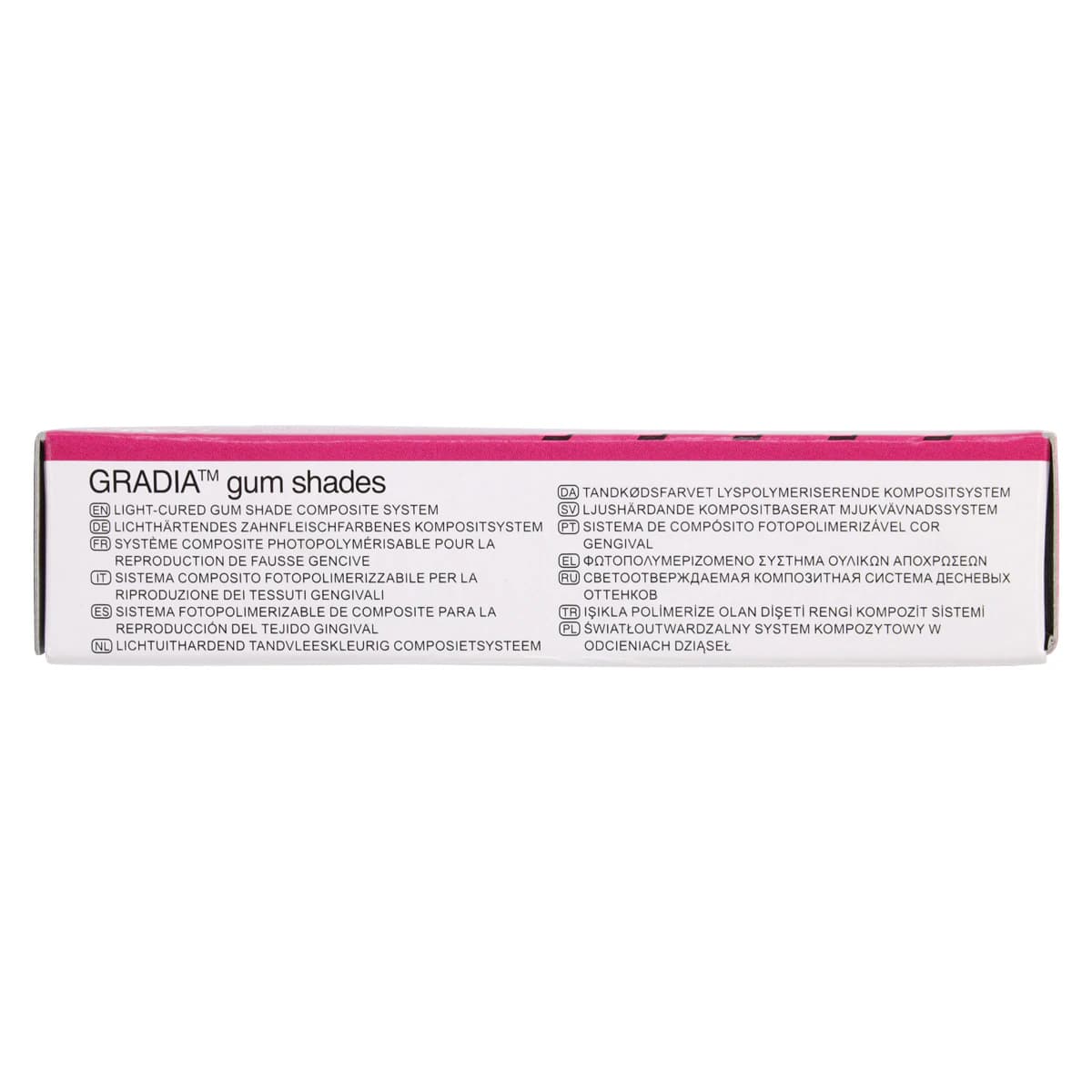 GC GRADIA Gum Opaque G22, 2.9 ml Syringe, Light-Cure Composite, 001896 thumbnail 8