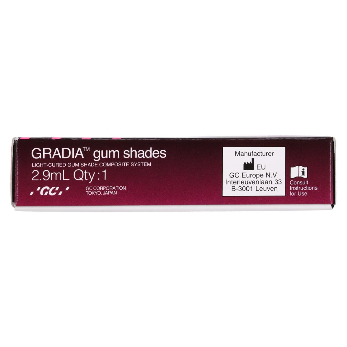 GC GRADIA Gum Opaque G22, 2.9 ml Syringe, Light-Cure Composite, 001896 thumbnail 4