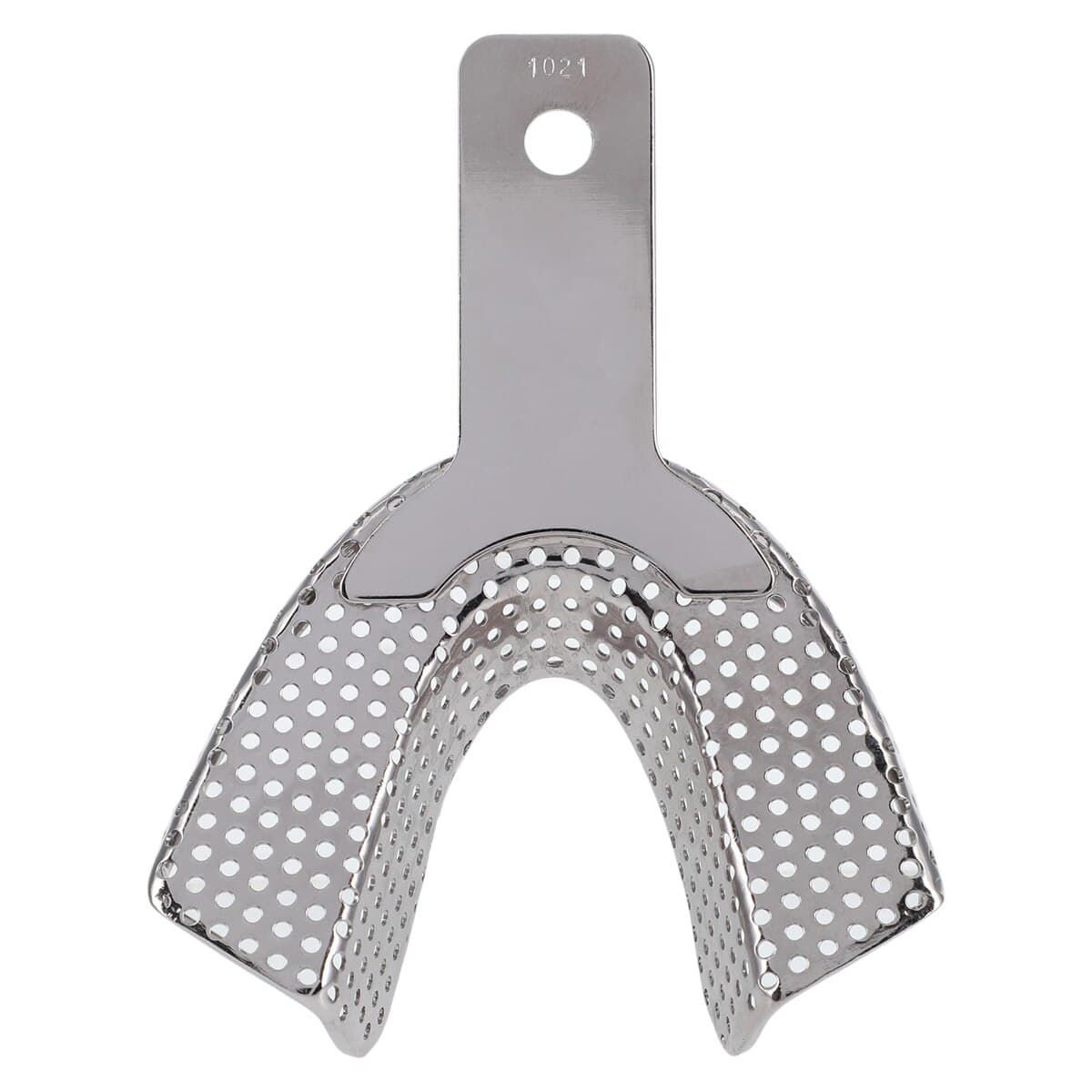 COE® Nickel-Plated Perforated Impression Tray, #21 Medium Lower, Full-Arch, 1 Each, 260211 thumbnail 3