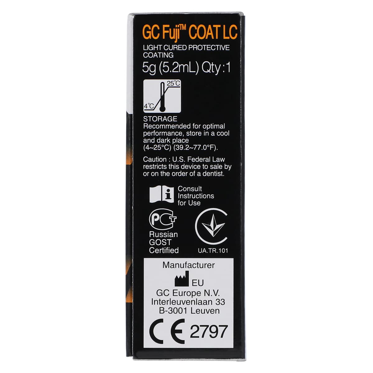 GC Fuji COAT LC Light-Cured Glass Ionomer Sealant, 5.2 mL Bottle, #000176 thumbnail 5