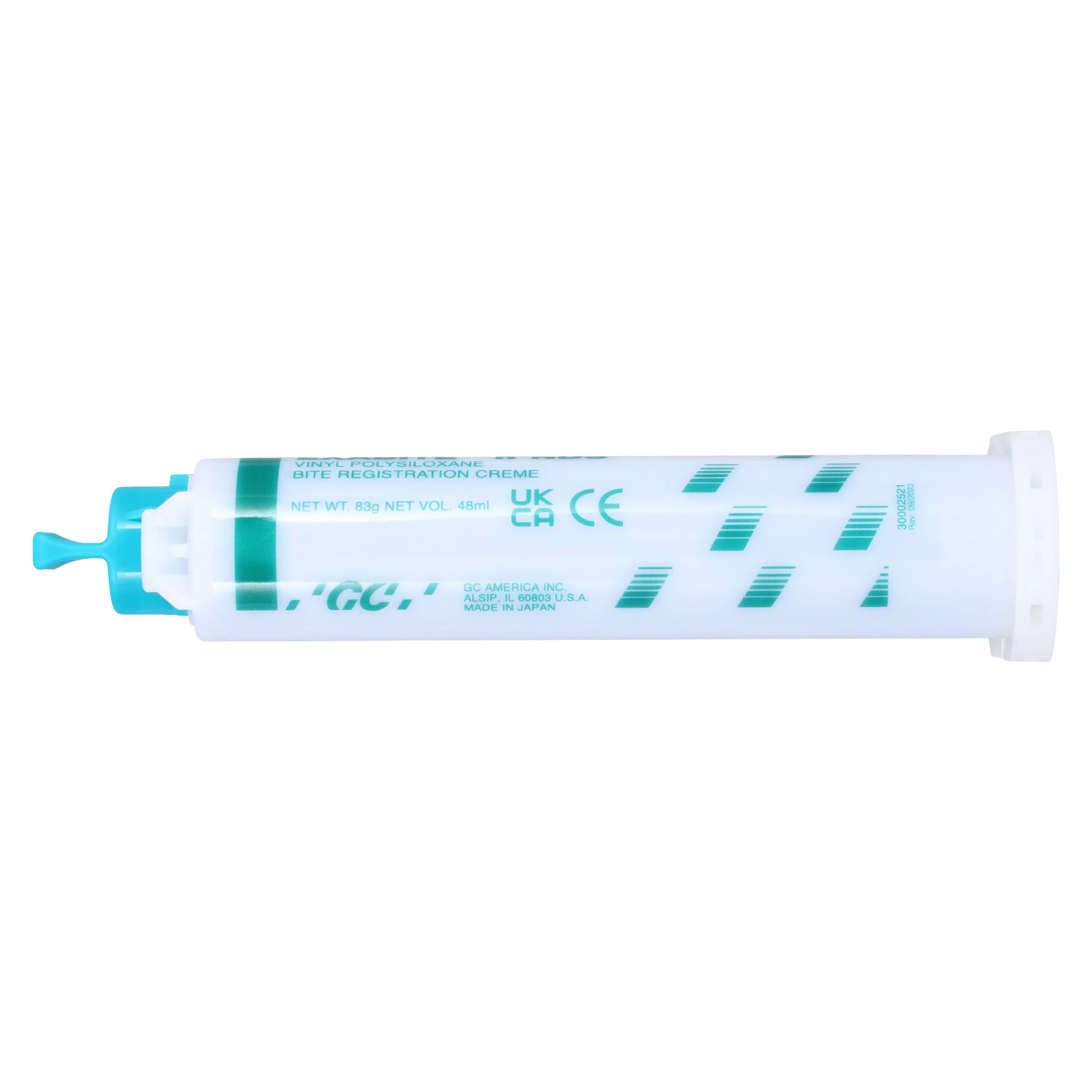 Exabite II NDS VPS Bite Registration Creme, Fast Set, Aqua, 48 mL Cartridge Refill Package, 8/Pk, 132418 thumbnail 3
