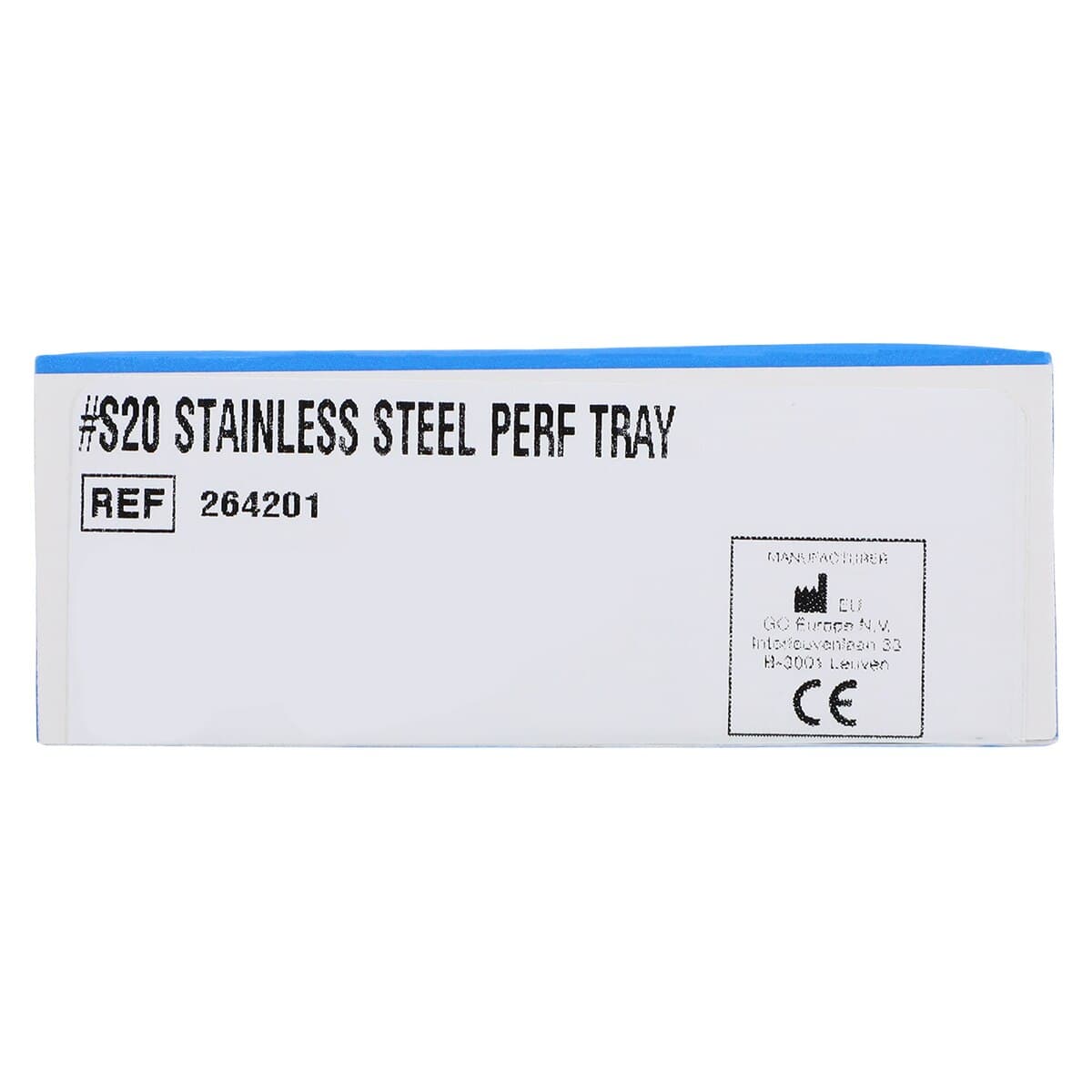 GC America COE Regular Perforated Stainless Steel Impression Tray, #S20 Lower, Large, 1 Each, 264201 thumbnail 4