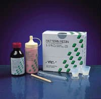 GC America Pattern Resin LS Self-Curing Acrylic Die Material, 1:1 Package (100 g Powder, 105 mL Liquid, Accessories), 335201 - Pattern Resin LS 1:1 Package - Image 1