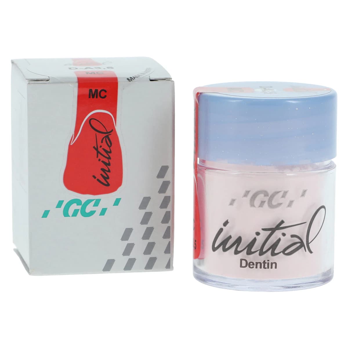 GC Initial MC Dentin Refill, DA3.5, 20g Jar - GC Initial MC Dentin DA3.5 20g - Image 1