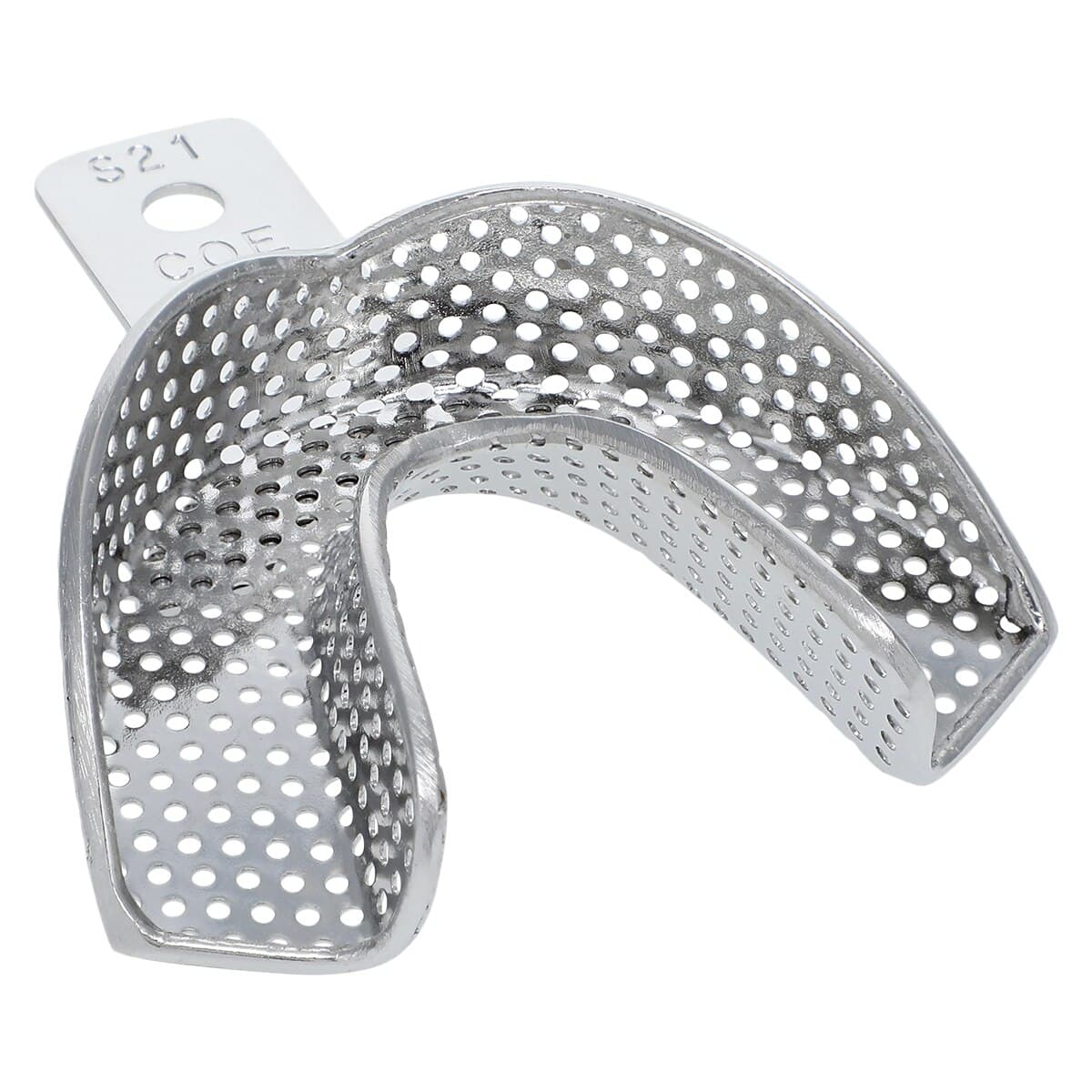 COE Regular Perforated Metal Impression Tray, Stainless Steel, #S21, Lower, Medium, 264211 thumbnail 2