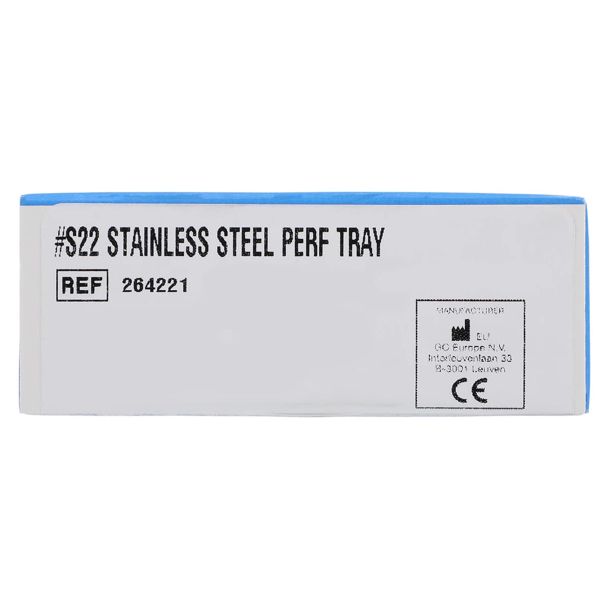 COE® Impression Trays Stainless Steel Perforated Small Lower #S22, 1/Pkg, 264221 thumbnail 5