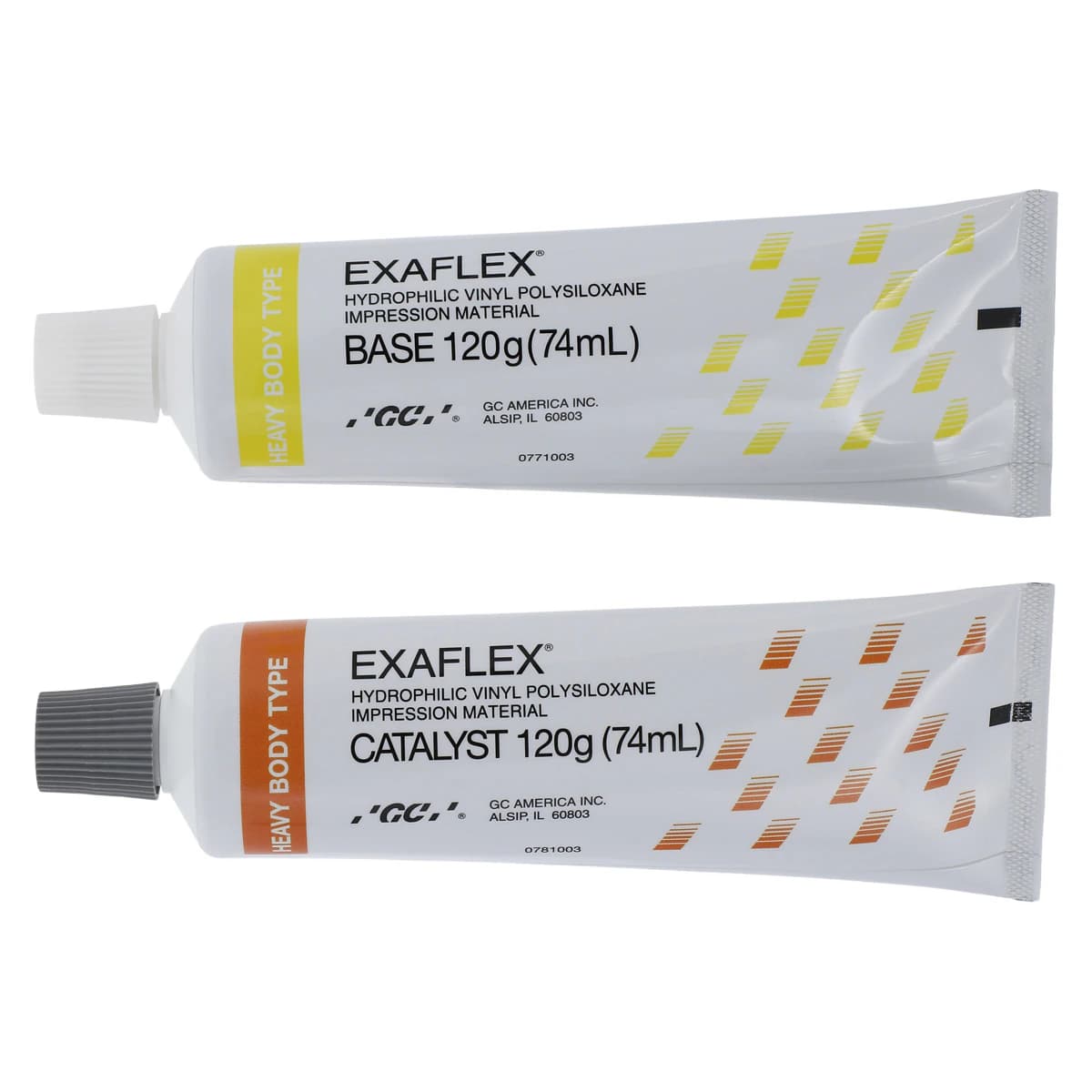 Exaflex Single Package Heavy Body Impression Material, Vinylpolysiloxane, 74 mL thumbnail 2