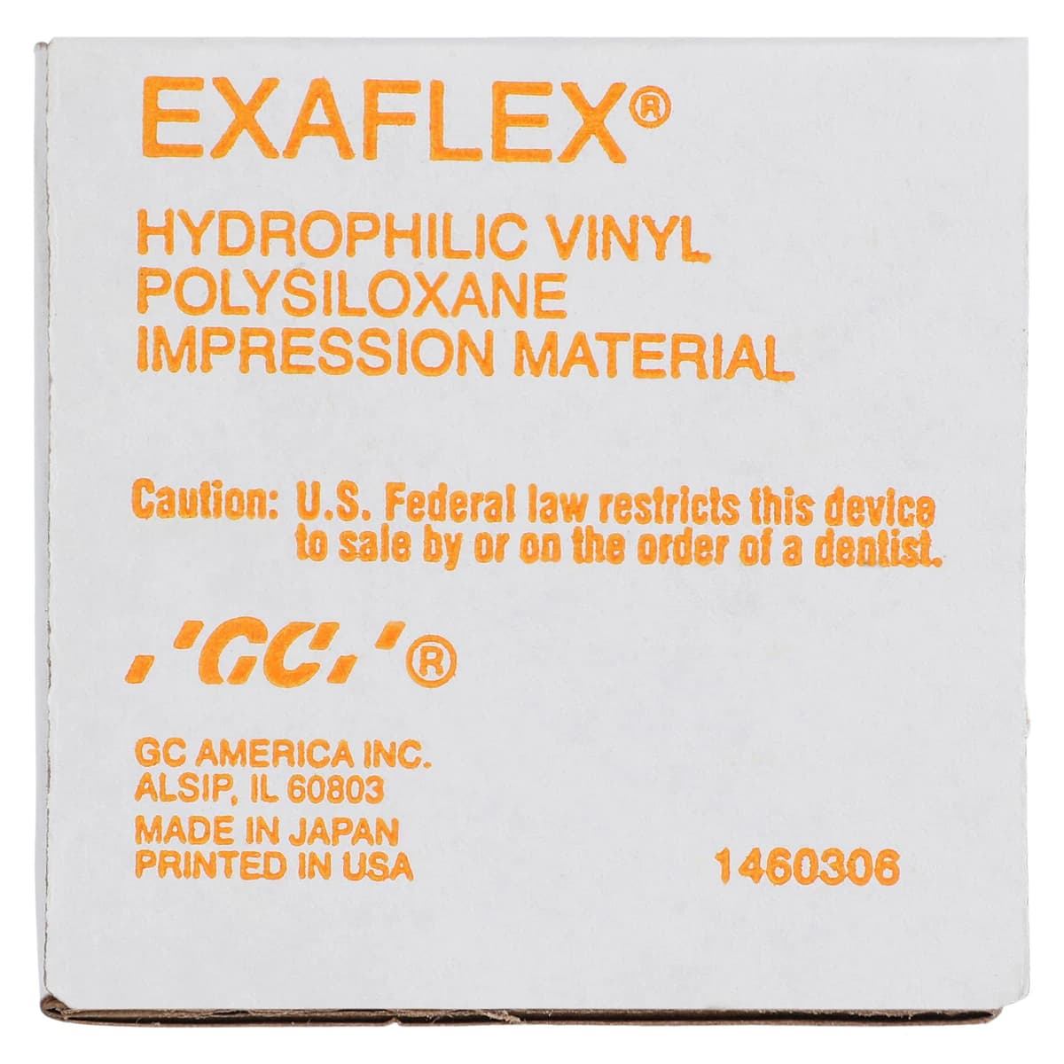 Exaflex Single Package Heavy Body Impression Material, Vinylpolysiloxane, 74 mL thumbnail 4