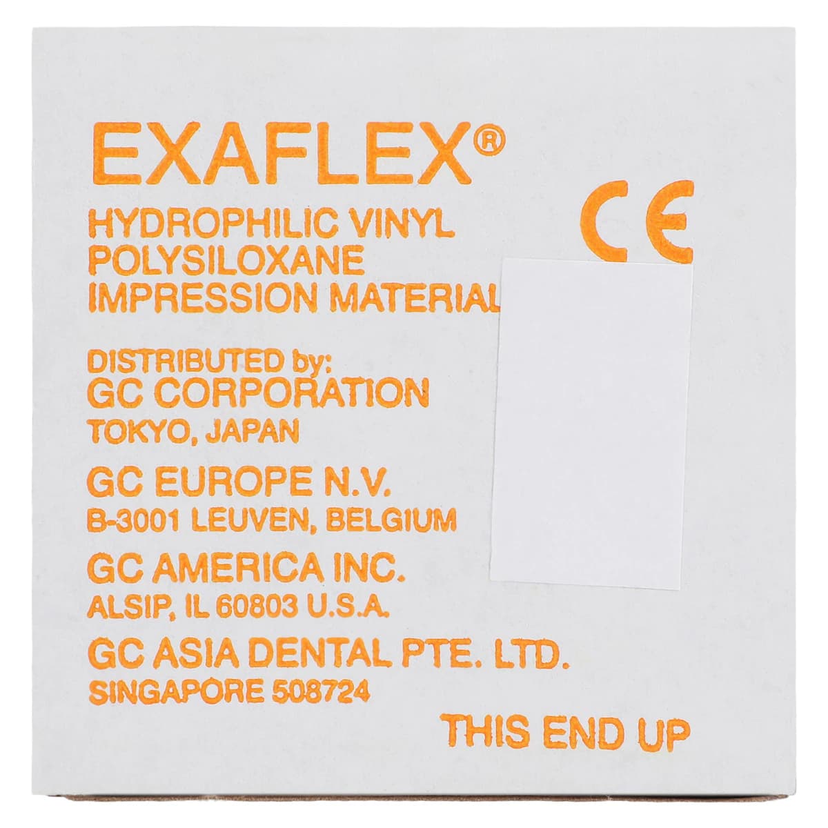 Exaflex Single Package Heavy Body Impression Material, Vinylpolysiloxane, 74 mL thumbnail 5