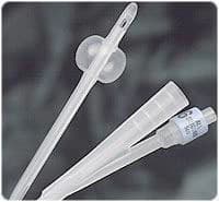 Bardia 2-Way Foley Catheter, Standard Tip, Silicone, 16 Fr, 5 cc, 5" - Cath Foley LF 16Fr 5" - Image 1