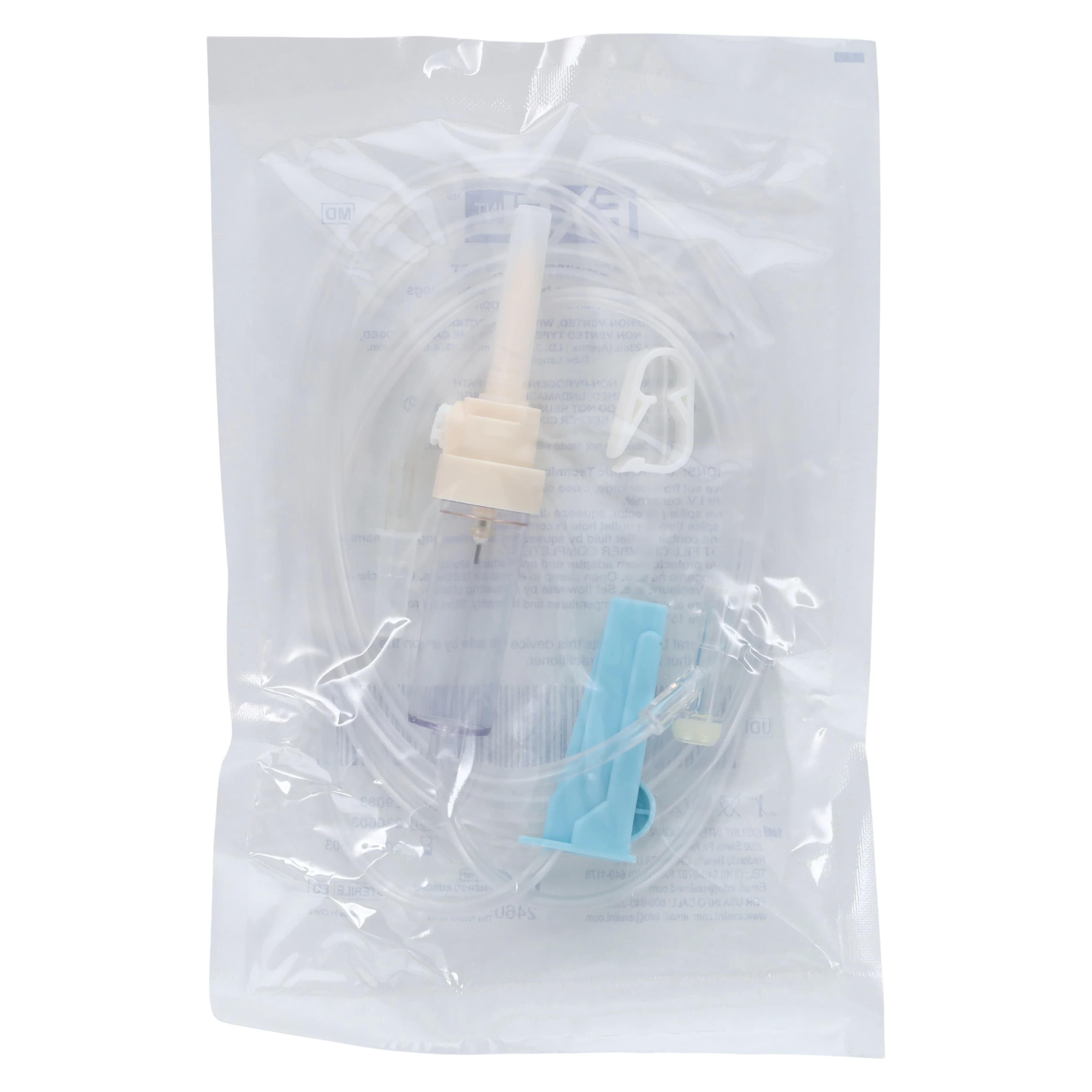 Exel IV Administration Set, Y-Site Combo, 60 dpm/L, 78", Luer Slip, Vented/Non-Vented, 50/Box - IV Set Y-Site Combo 78" - Image 1