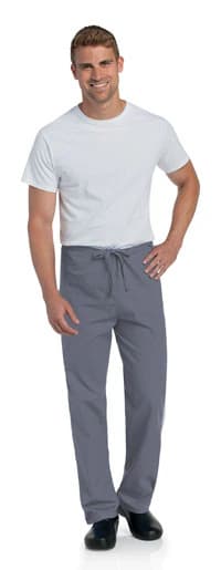 Landau Uniforms Scrub Pant Reversible Unisex, Steel Grey, 65% Polyester/35% Cotton, X-Small, 7602 - Scrub Pant Reversible Unisex - Image 1