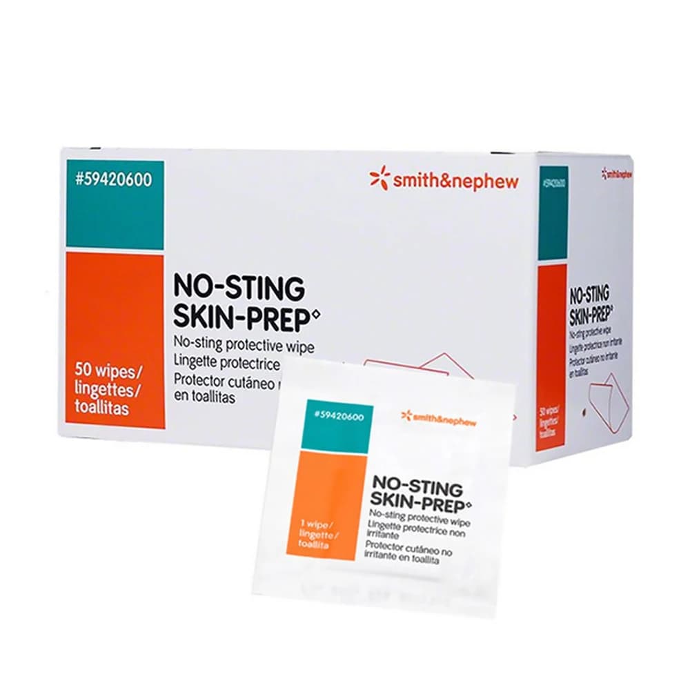 Smith & Nephew Skin-Prep No-Sting Protectant Wipe, Non-Woven Cloth - Wipes Skin Prep No-sting - Image 1