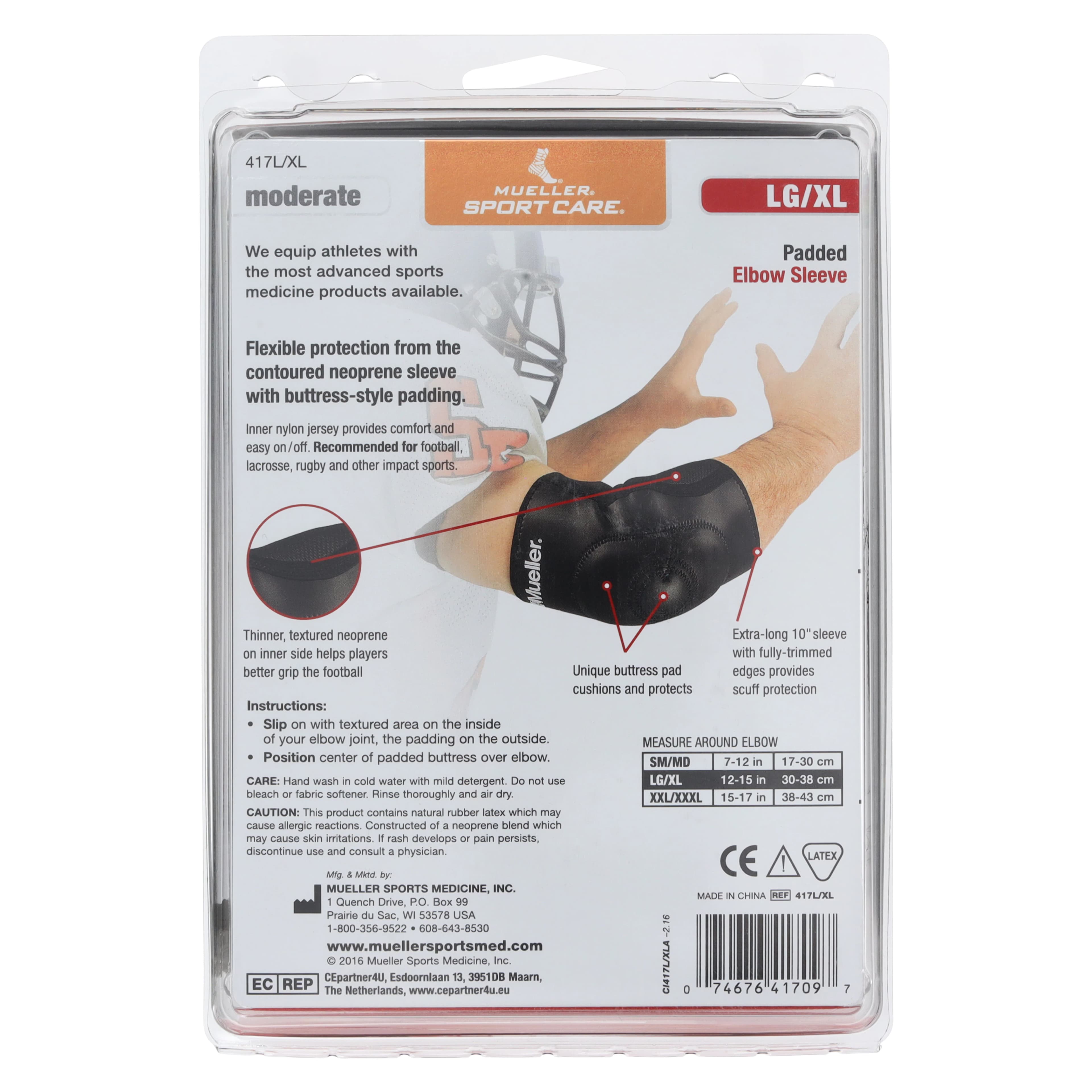 OmniForce Soft Sleeve Elbow Support, Neoprene, 7" Length, Large/X-Large, Universal thumbnail 8