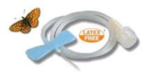 Exel Vein Scalp Butterfly Set, 27 Gauge, 3/4" Needle, 12" Tubing, Sterile, Latex-Free, DEHP-Free - Vein Scalp Butterfly Set - Image 1