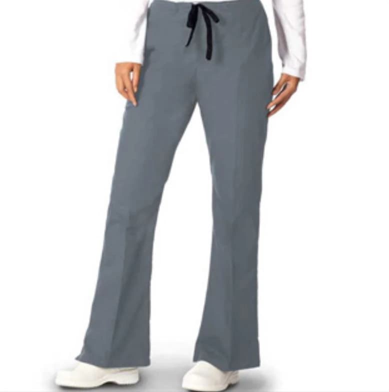 Fashion Seal Ladies Scrub Pant, Small, Pewter, 65% Polyester/35% Cotton, 3 Pockets, Reusable - Pant Scrub Ladies Small - Image 1