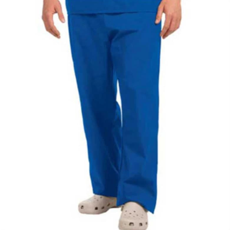 Fashion Seal Unisex Long Scrub Pant, Cobalt Blue, 2XL, Drawstring, 1 Pocket - Pant Scrub Unisex Long Cobalt - Image 1
