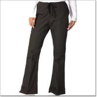 Fashion Seal Healthcare® Ladies' Drawstring Flare Pants, Black, Extra Large, 65% Polyester/35% Cotton, 3 Pockets - Fashion Seal Healthcare® Ladies' Drawstring Flare Pants, Regular Sizing - Black, Extra Large - Image 1