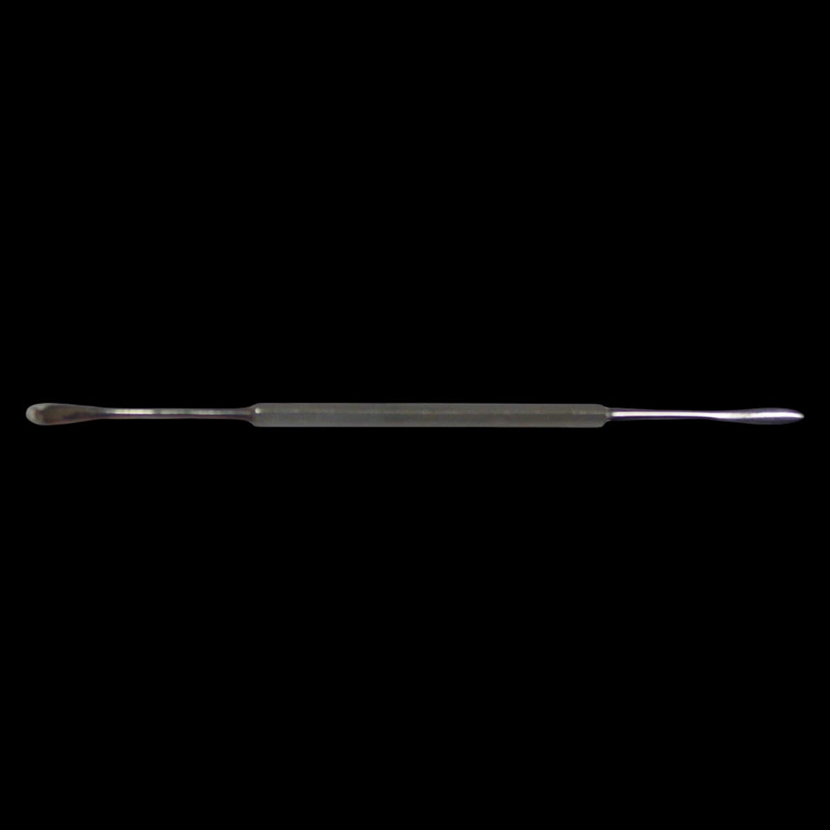 Keystone Wax Spatula #7, Double End, Aluminum Handle, Each - Carver - Image 1