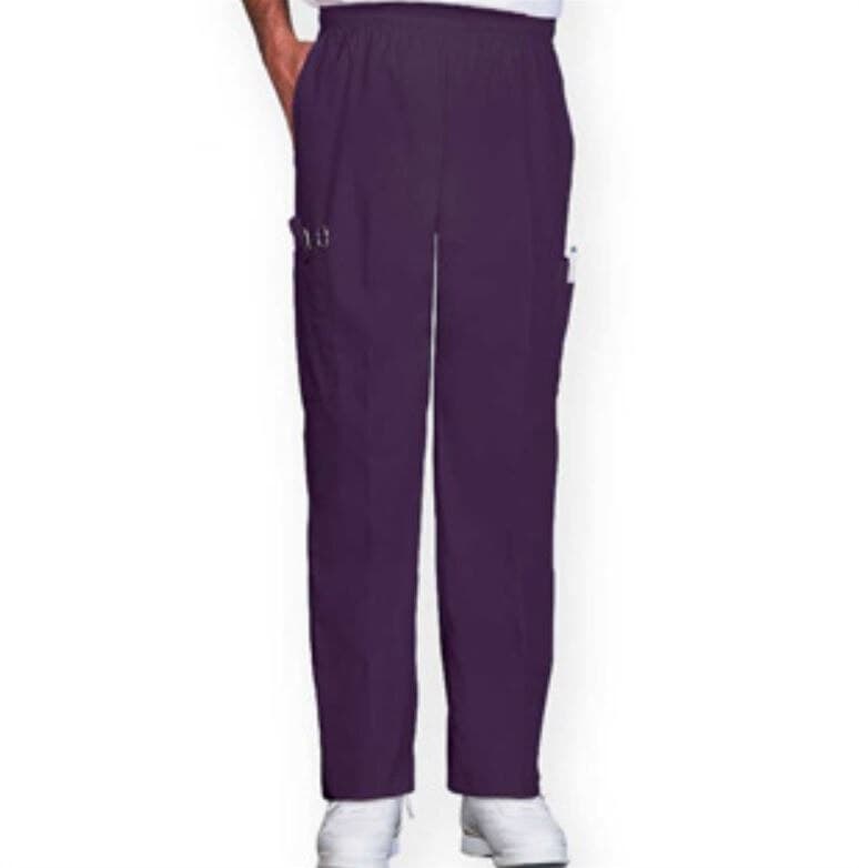 Fashion Seal Ultimate Unisex Scrub Pant, Eggplant, Medium, 65% Polyester / 35% Cotton, 4 Pockets - Pants Scrub Ultimate Unisex - Image 1