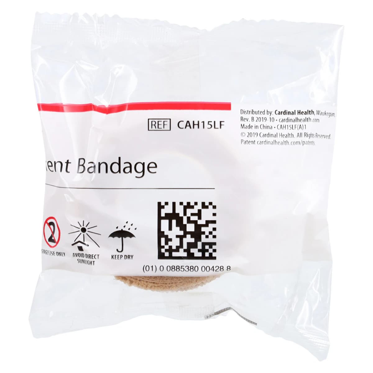 Cardinal Elastic Self-Adhesive Bandage, Latex, Non-Sterile, Tan, 1" x 5 yd, 30/Box thumbnail 3