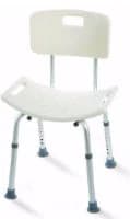 Cardinal Health Heavy Duty Shower Chair with Back, 550 lb Capacity - Shower Chair With Back 550Lb - Image 1