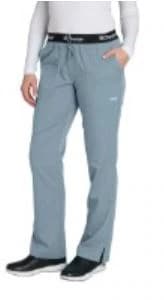 Grey's Anatomy Scrub Pant, Women's Petite, Moonstruck, Small, Drawstring Closure, 3 Pockets, Style 4275 - Scrub Pant Logo DS Petite - Image 1