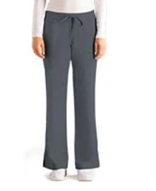 Grey's Anatomy Scrub Pant, 5 Pocket, Tie-Front, Women's, Small, Granite, 77% Polyester/23% Rayon, 4232 - Scrub Pant 5 Pkt Tie-Fr - Image 1