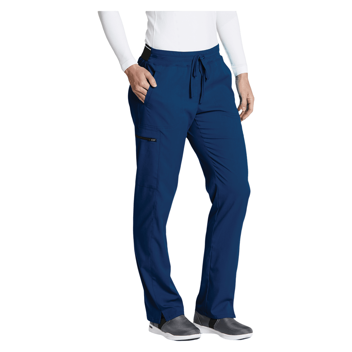 Grey's Anatomy Kim Scrub Pant, 3 Pocket, Petite, Indigo, 2X Small - Kim Scrub Pant 3 Pkt Petite - Image 1