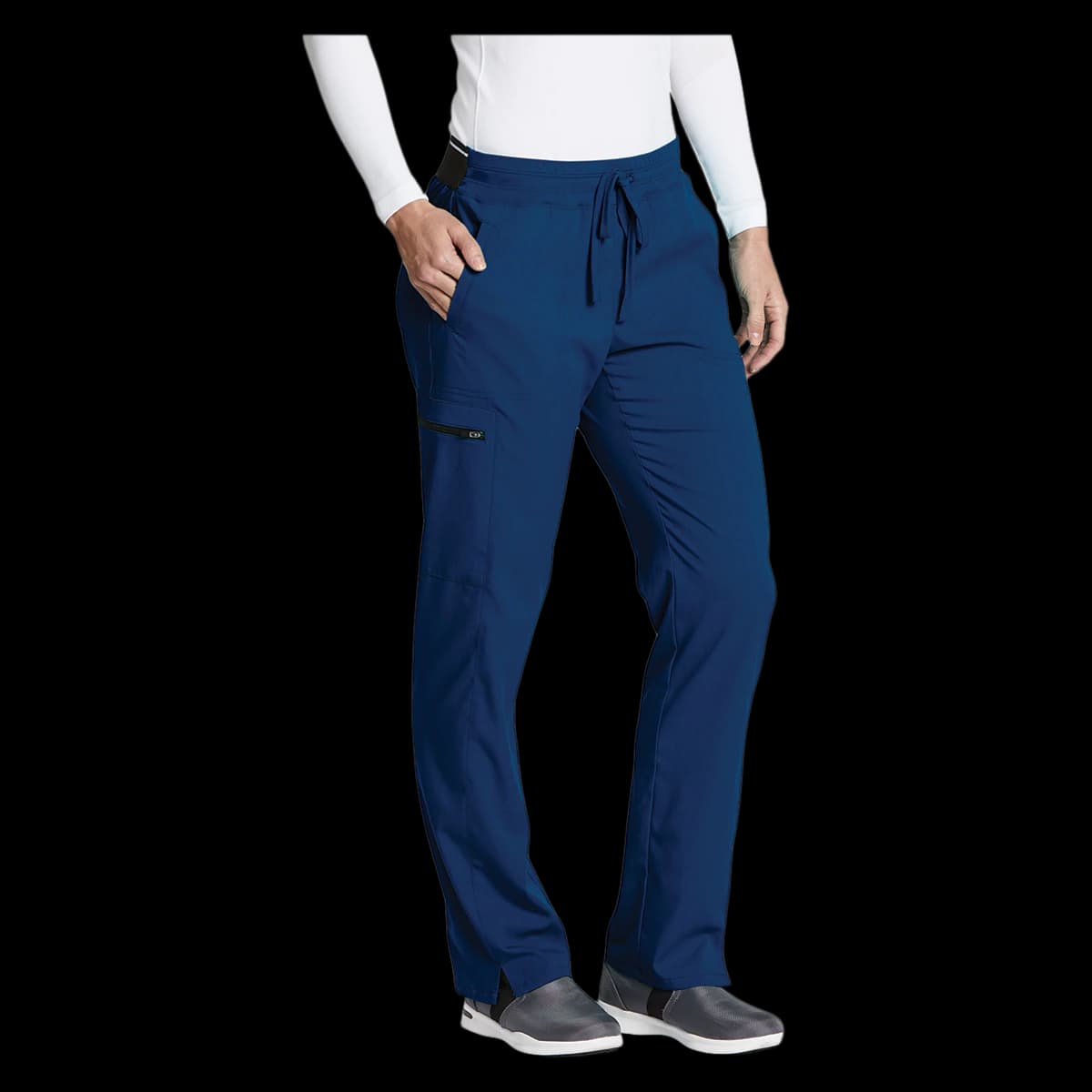 Grey's Anatomy Kim Scrub Pant, 3 Pocket, Tall, Indigo, Women's, X-Large - Kim Scrub Pant 3 Pkt Tall - Image 1