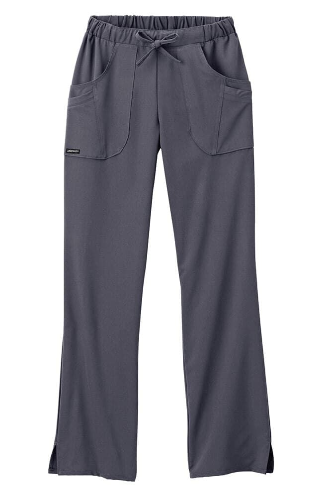White Swan Jockey Scrub Pant, Elastic 4 Pocket, Charcoal, 2X Large, Womens, 01KEZKNNRXACW5XH5BYYDPPXVY - Scrub Pant Elastic 4Pkt Charcl - Image 1