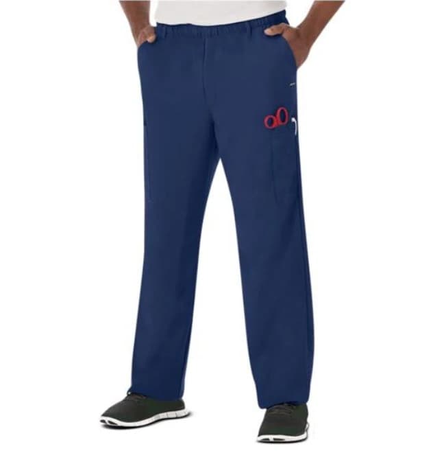 Jockey Scrub Pant, Mens, DS Short, Small, New Navy, 72% Polyester/21% Rayon/7% Spandex, 7 Pockets - Scrub Pant Mens DS Short - Image 1