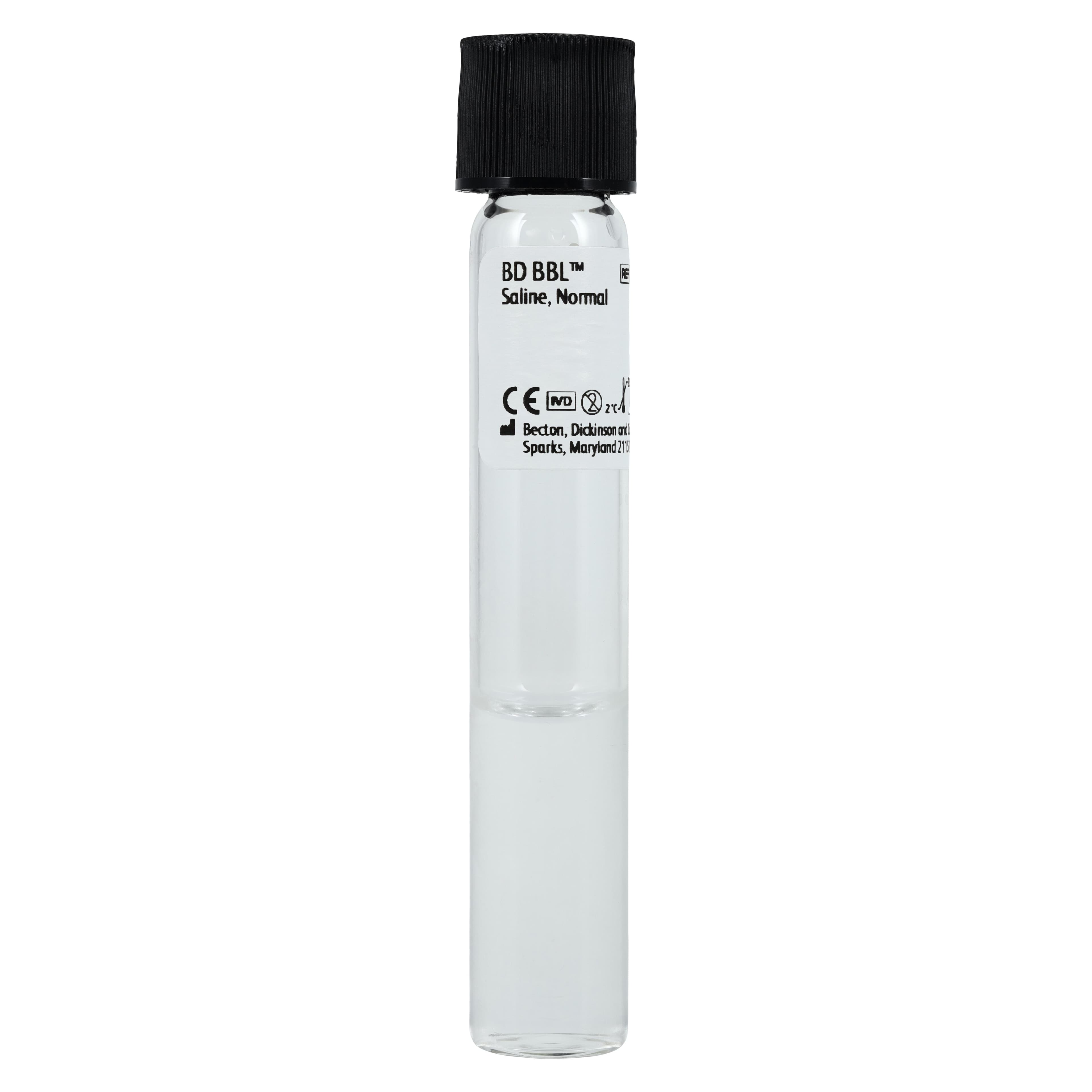 BBL Prepared Media Saline 5mL Tube, 100/Box thumbnail 3