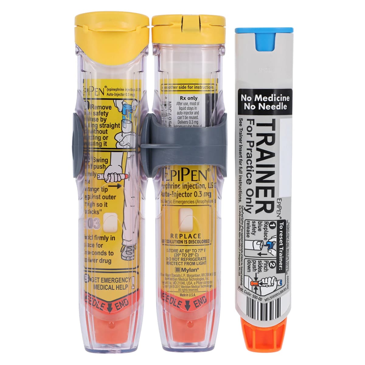 EpiPen Epinephrine Auto-Injector, 0.3mg, 0.3mL, Adult, Twin Pack (2/Pk) thumbnail 3