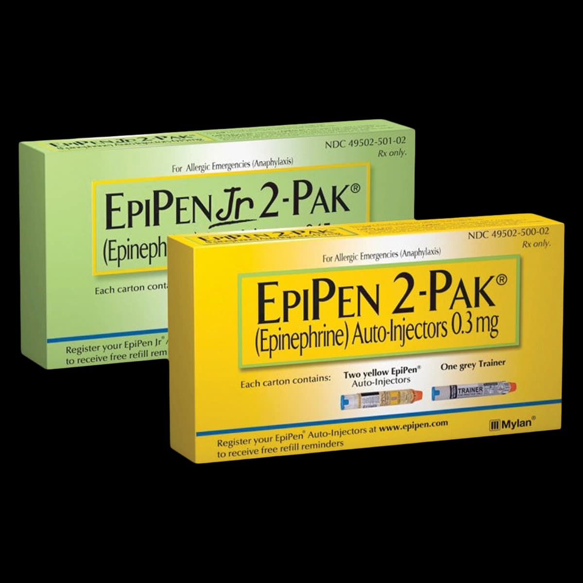 EpiPen Epinephrine Auto-Injector, 0.3mg, 0.3mL, Adult, Twin Pack (2/Pk) thumbnail 2