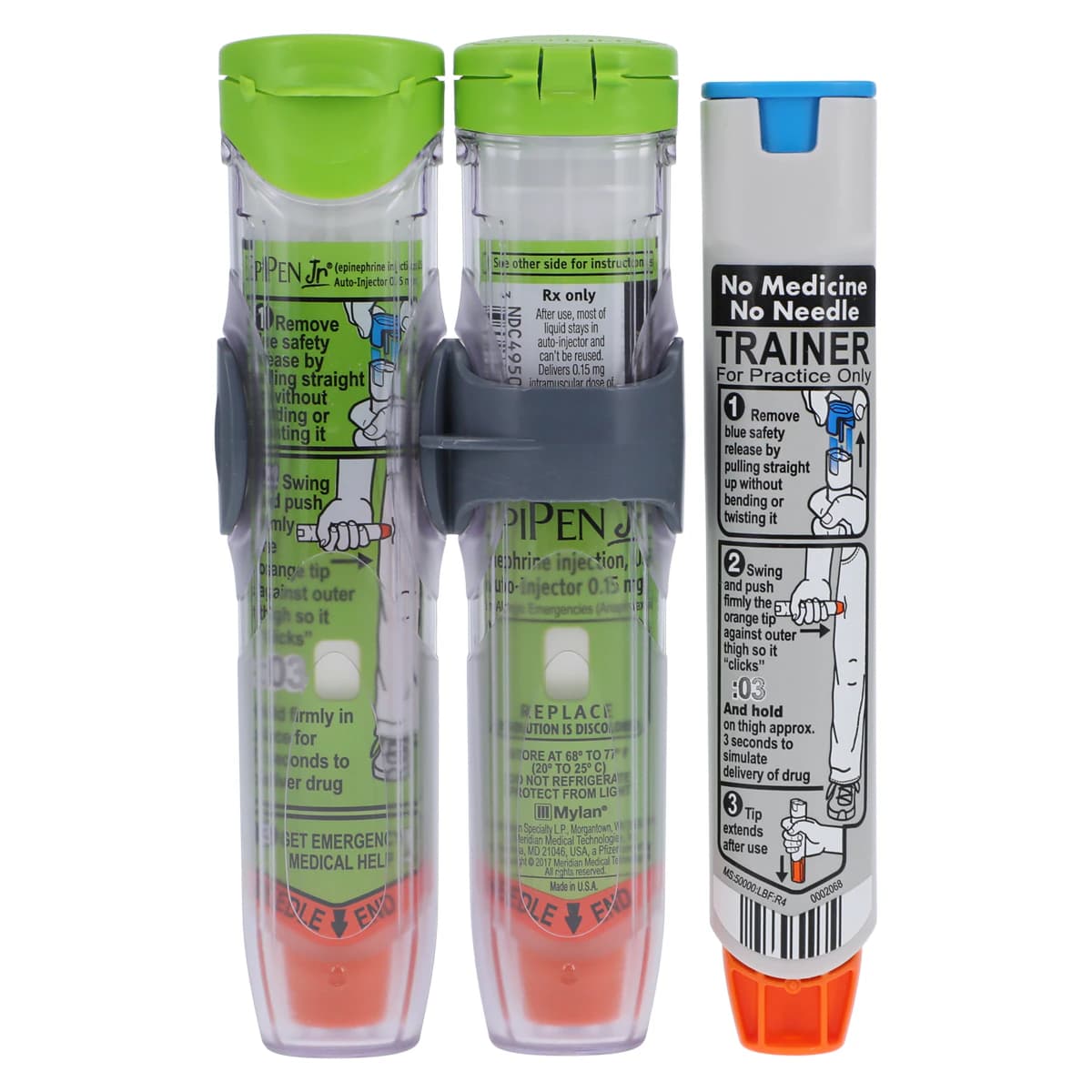 EpiPen Jr Auto-Injector, 0.15mg/0.3mL, Twin Pack, 2/Box, DEY-49502050102 thumbnail 3