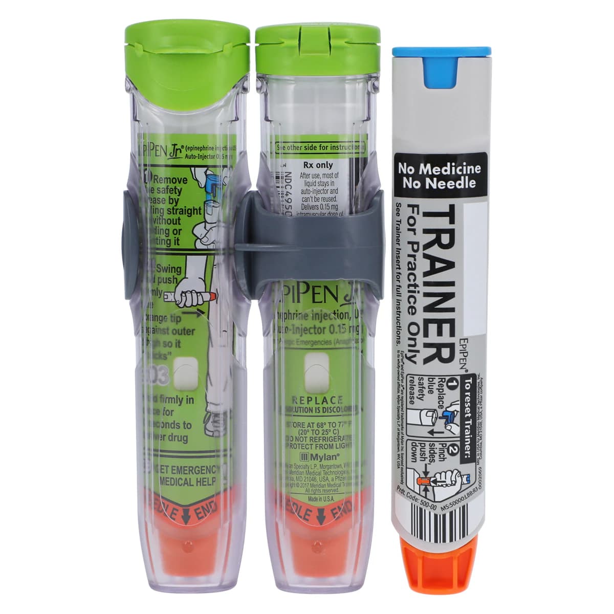 EpiPen Jr Auto-Injector, 0.15mg/0.3mL, Twin Pack, 2/Box, DEY-49502050102 thumbnail 4