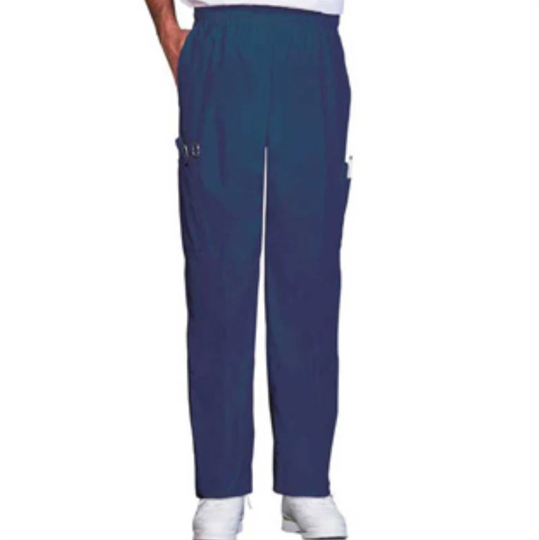Fashion Seal Unisex Scrub Pant, Navy Blue, Large, 65% Polyester / 35% Cotton, Style 7438 - Pants Scrub Unisex Navy Blue - Image 1